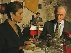 Elegant Italian Mature Cheating Husband On Restaurant